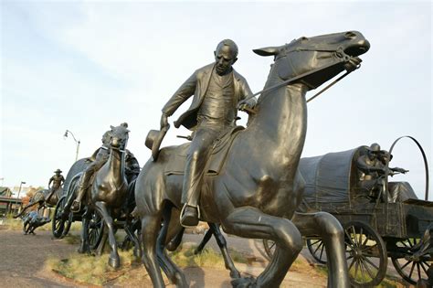 Catch a glimpse of Oklahoma history in action with a look at the Centennial Land Run Monument ...