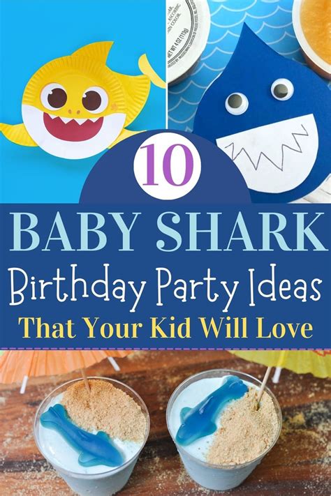 Adorable Baby Shark Birthday Party Ideas