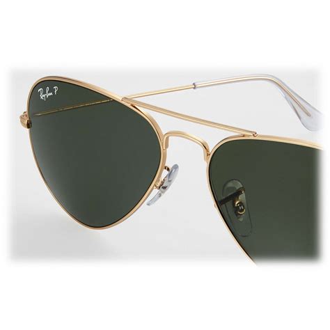 Ray-Ban - RB3025 001/58 - Original Aviator Classic - Gold - Polarized ...