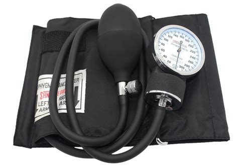 Santamedical Adult Deluxe Aneroid Sphygmomanometer - Professional Blood Pressure Monitor with ...