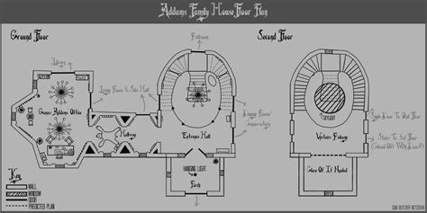 Addams Family Mansion Floor Plan - floorplans.click