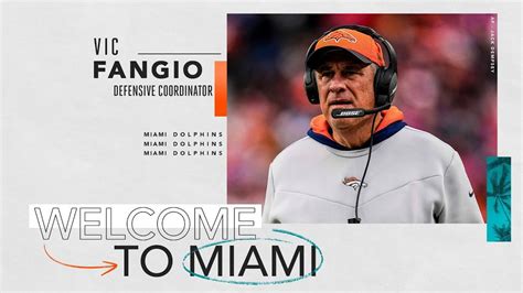 Defensive Coordinator Vic Fangio Meets with the Media | Miami Dolphins ...