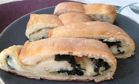 Spinach & Cheese Stuffed Bread Inspired by “Kick Up the Spices” | Kellie's Belly