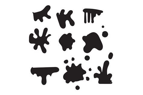 Doodle Paint Splatter and Blob Splash Gráfico por GwensGraphicstudio · Creative Fabrica