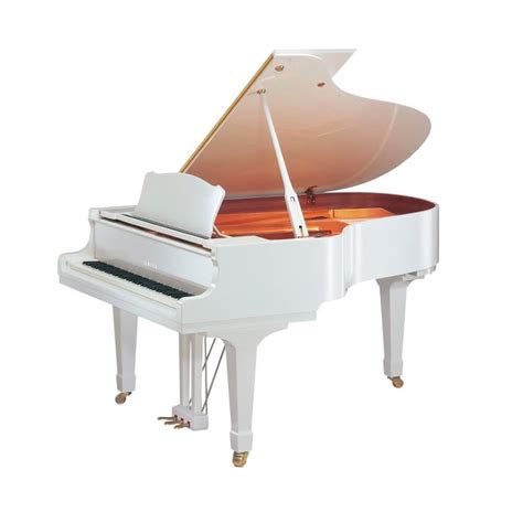 White Baby Grand Piano Yamaha