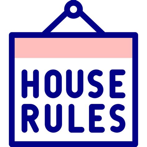 House rules Detailed Mixed Lineal color icon