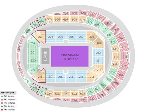 Placebo Seating Plan - Lanxess Arena