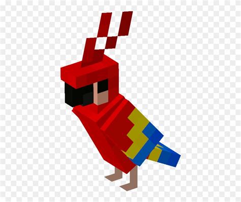 Download Scarlet Macaw - Minecraft Red Parrot Clipart (#3317965 ...