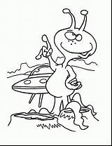 Space Alien Coloring Pages Coloring sketch template