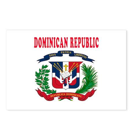 Dominican Republic Coat Of Arms Designs Postcards by majortees