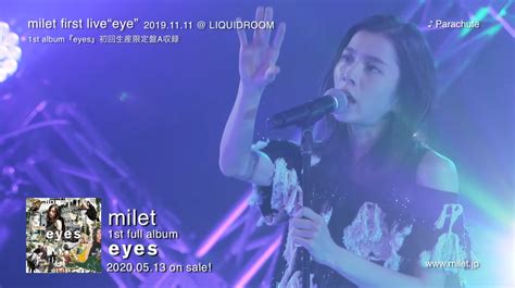 あんくる on Twitter: "#milet first live "eye" digest (5/13発売1st full album『eyes』初回生産限定盤A収録) https ...