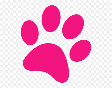 Pink Paw Print Png - Pink Paw Print Logo, Transparent Png - vhv