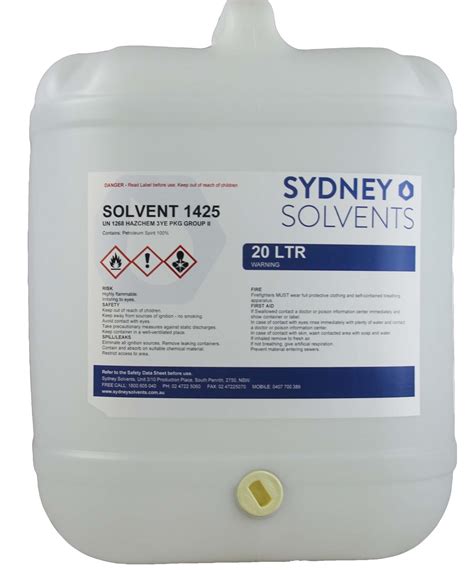 Solvent 1425 20 Litre | Sydney Solvents