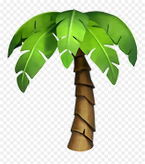 Whatsapp Emoji Palme - Iphone Palm Tree Emoji, HD Png Download - vhv