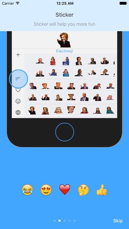 ElectMoji : Election & vote emoji sticker keyboard by Donald Trump ...