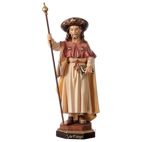 Saint James The Greater statue, in Valgardena wood | online sales on ...