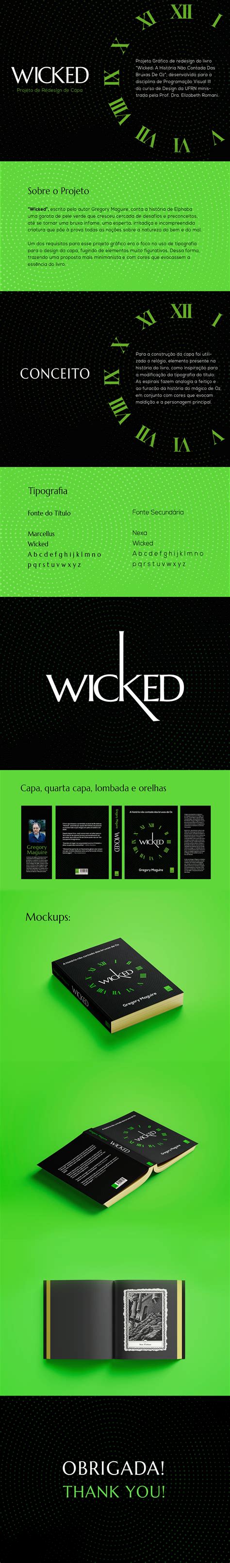 Wicked - Book Cover Design | Behance :: Behance