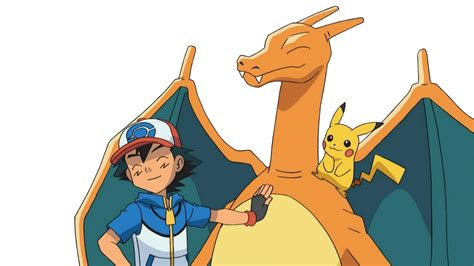 Ash, Charizard, and Pikachu Render by AshleyTheSkitty on DeviantArt