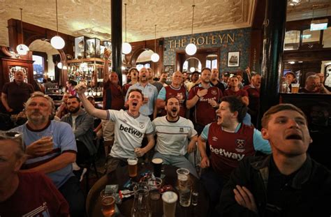 In pictures: West Ham fans celebrate first European trophy in 50 years ...