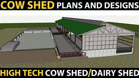 Cow Shed Plans And Designs | Dairy Farm Business | Cattle Shed Design ...