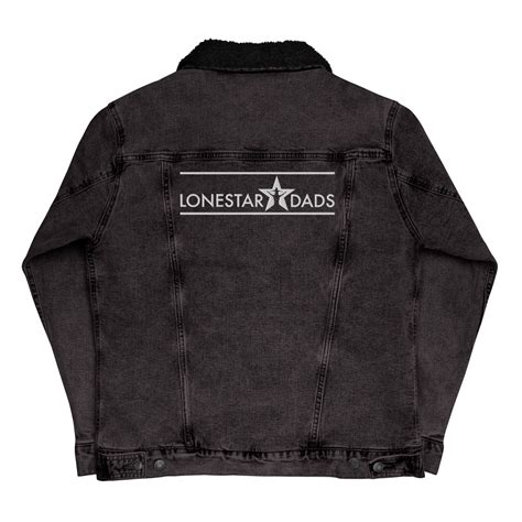 Unisex denim sherpa jacket - Lonestar Dads