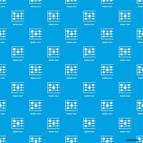 Bubble chart pattern vector seamless blue - stock vector 5584940 | Crushpixel