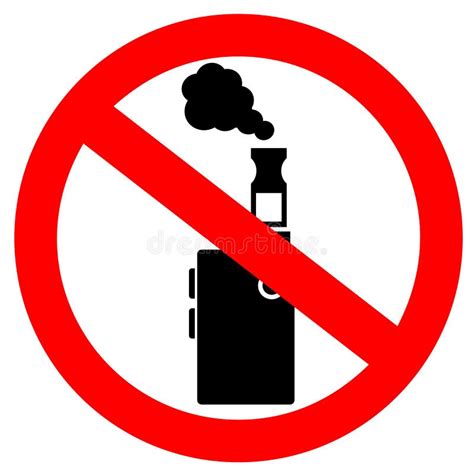 No vaping vector sign stock vector. Illustration of pipe - 164269187