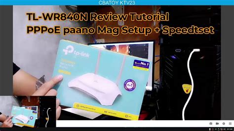 TP Link TL-WR840N Review Tutorial PPPoE paano Mag Setup + Speedtset + Bandwidth Control - YouTube