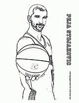Los Angeles Lakers Coloring Pages sketch template
