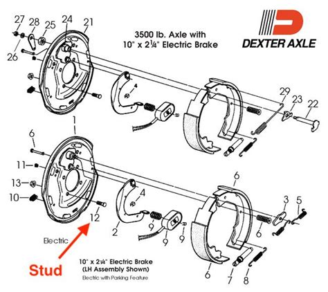 Dexter Axle Parts Catalog