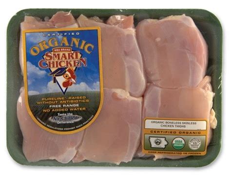 Smart Chicken Organic Boneless Skinless Thighs