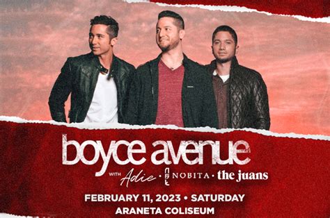 BOYCE AVENUE WITH ADIE, NOBITA AND THE JUANS LIVE IN CONCERT FOR ...