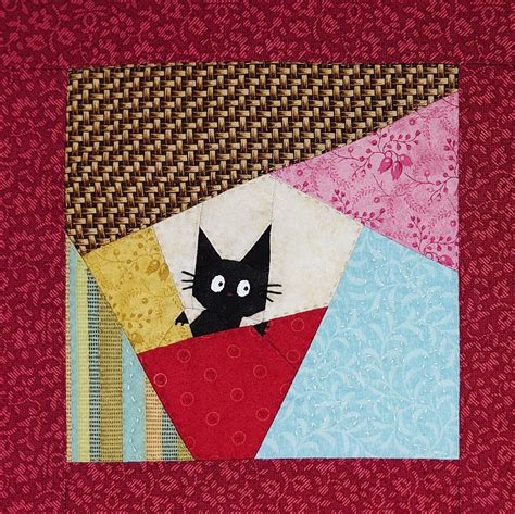 Cat Quilt Block Scrappy Cats – Quilt Pattern Ideas