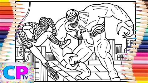 Spiderman Venom Coloring Pages