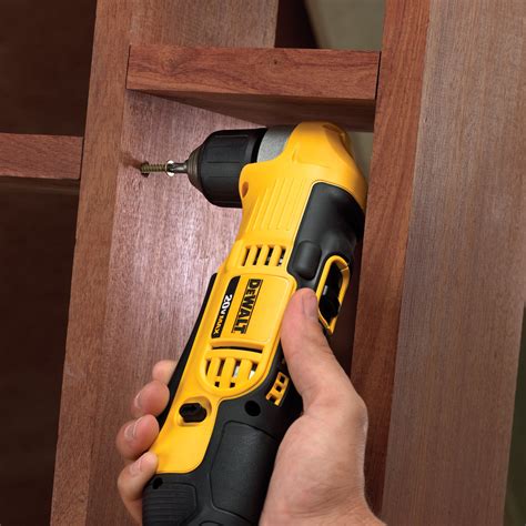 DEWALT DCD740C1 20-volt Max Li-Ion Compact Right Angle 1.5-Ah Drill Kit, Right-Angle Drills ...