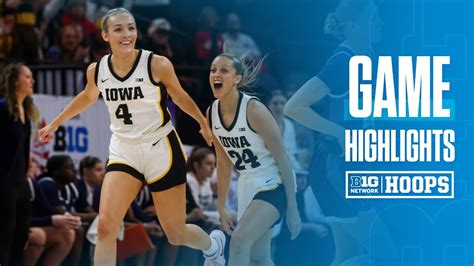 Iowa vs. Penn State | Highlights | 2024 B1G Women's Basketball ...