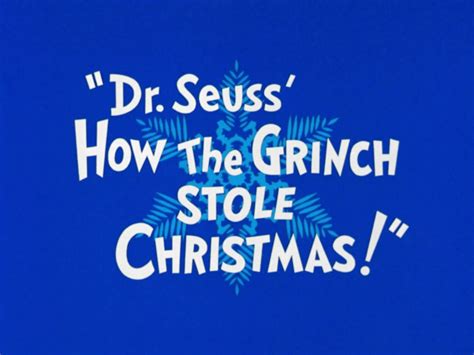 How the Grinch Stole Christmas! | Metro Goldwyn Mayer Wiki | Fandom