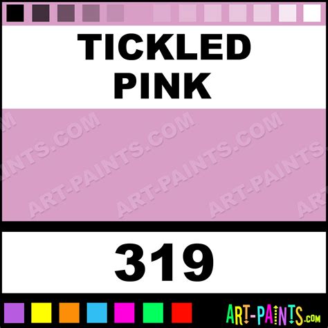 Tickled Pink Folk Art Acrylic Paints - 319 - Tickled Pink Paint, Tickled Pink Color, Plaid Folk ...