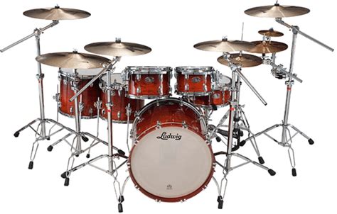 Ludwig Classic Gold Sparkle Drum Kit - - Las Vegas Rental Gear List