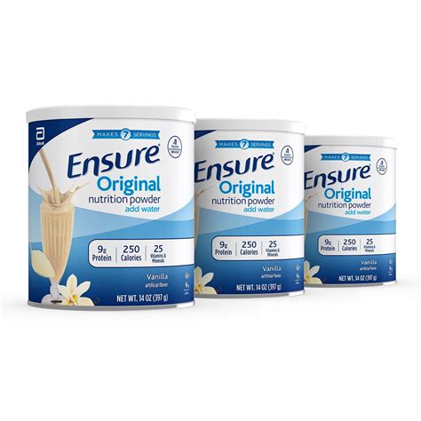 Ensure Original Nutrition Powder with 9 grams of protein, Meal ...