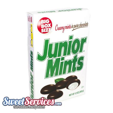 Tootsie Roll Junior Mints Theater Box | Chocolate Mint | SweetServices.com