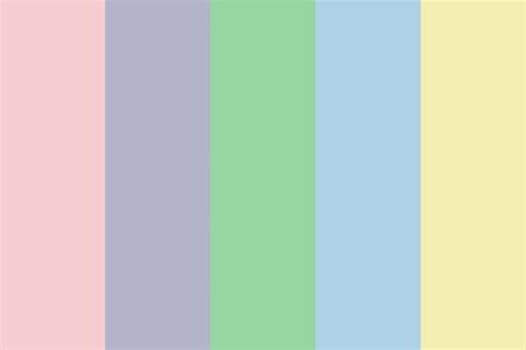 Spring Pastel Colors Color Palette #colorpalette #colorpalettes # ...