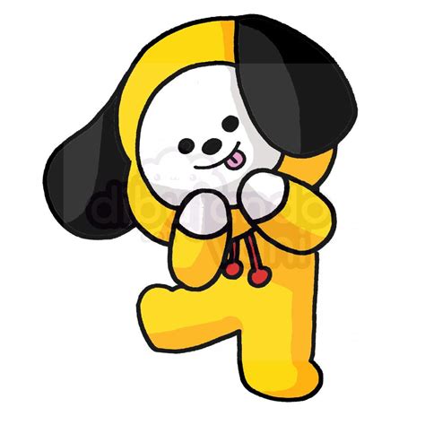 Imagenes De Bt21 Chimmy Para Colorear - Dibujos Para Colorear Y Pintar