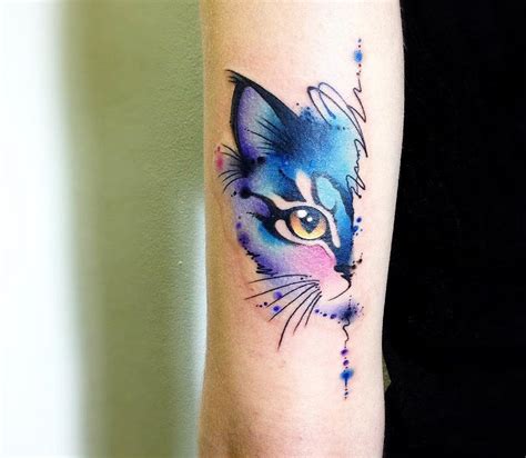 Cat tattoo by Claudia Denti | Photo 22537