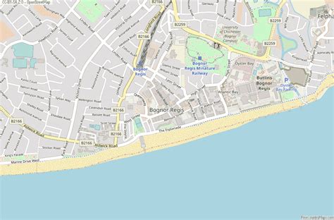 Butlins Bognor Regis Resort Map