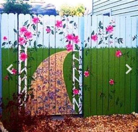 Pin by SJ on Yard Ideas | Garden fence art, Fence art, Fence design