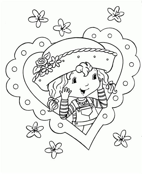 Strawberry Shortcake Coloring Pages