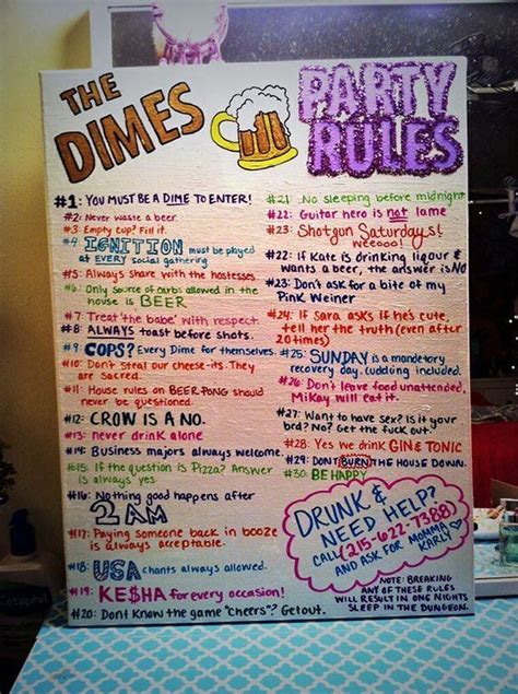 11 People Who Spent Way too Much Time Writing Out Elaborate Party Rules | Party regeln ...