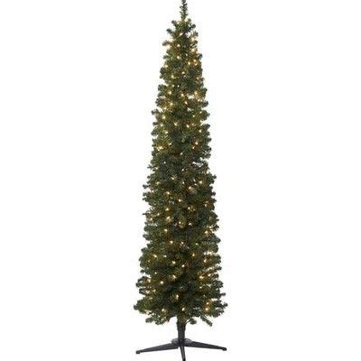 7 ft. Pre-Lit Pencil Tree | Pencil trees, Christmas decorations, Holiday decor