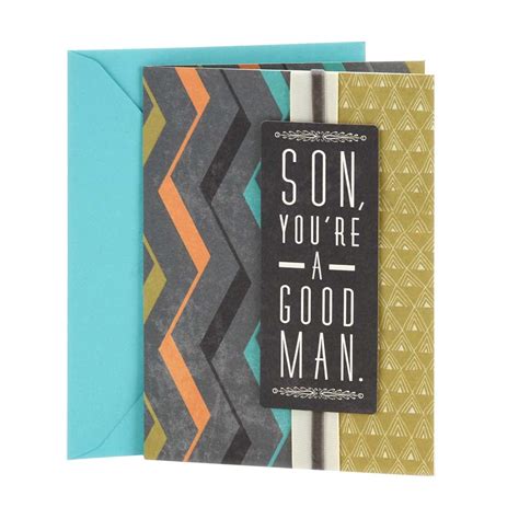 Hallmark Birthday Card for Son (Good Man, Great Son) - Walmart.com ...